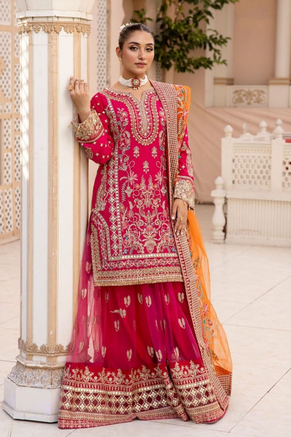 Zenel wedding collection 3 piece sharara suit
