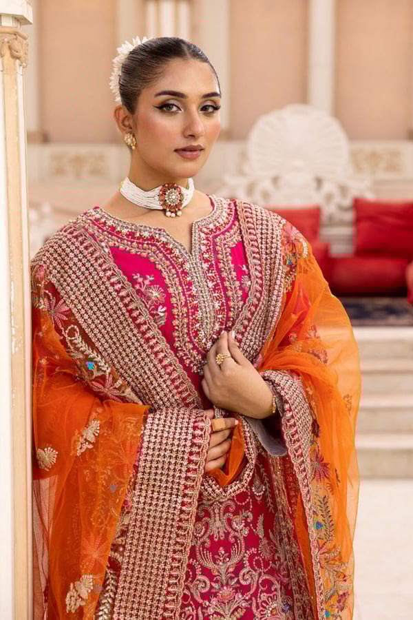Zenel wedding collection 3 piece sharara suit - Image 3