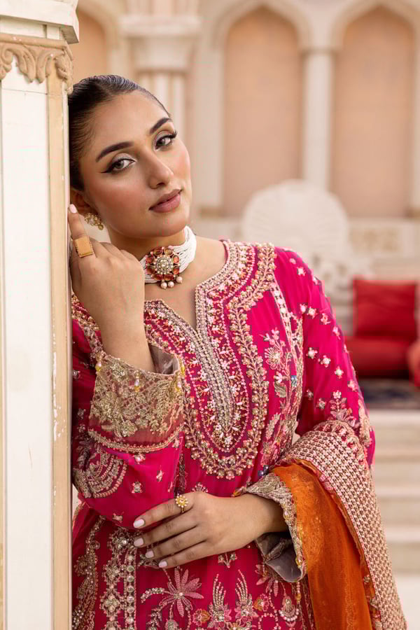 Zenel wedding collection 3 piece sharara suit - Image 4