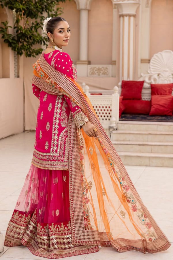 Zenel wedding collection 3 piece sharara suit - Image 2