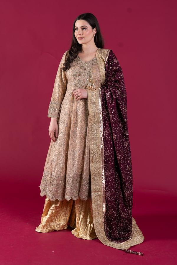 Sherin wedding collection 3 piece embroidered suit