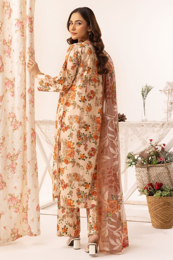 Aleena lux collection 3 piece printed suit - Image 3