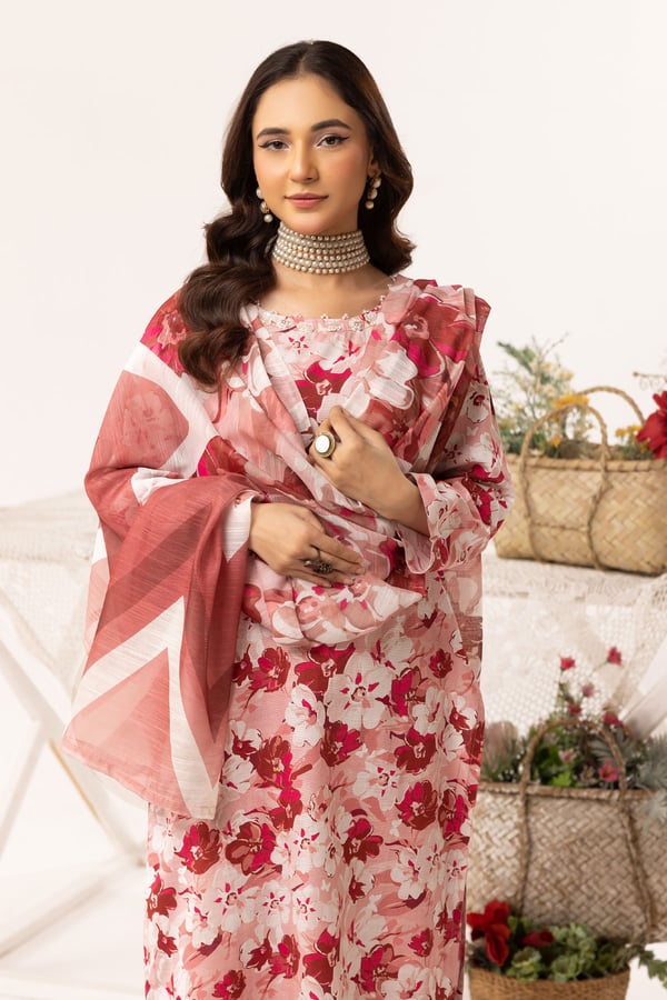 Aleena lux collection 3 piece printed suit - Image 4