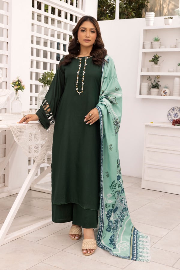 Nakhra lux collection 3 piece linen suit