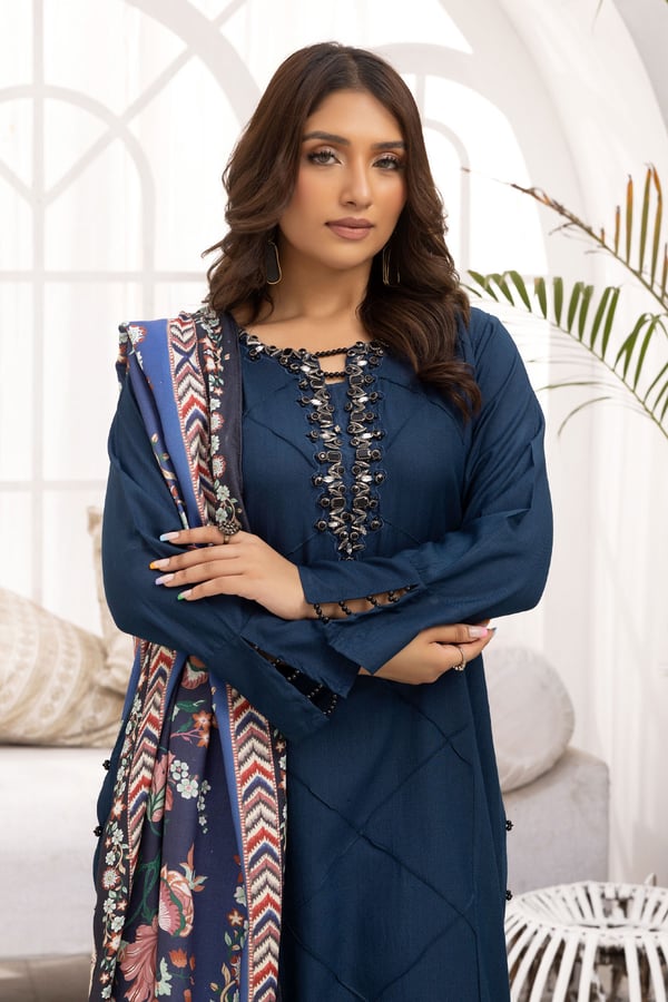 Nakhra lux collection 3 piece linen suit - Image 5