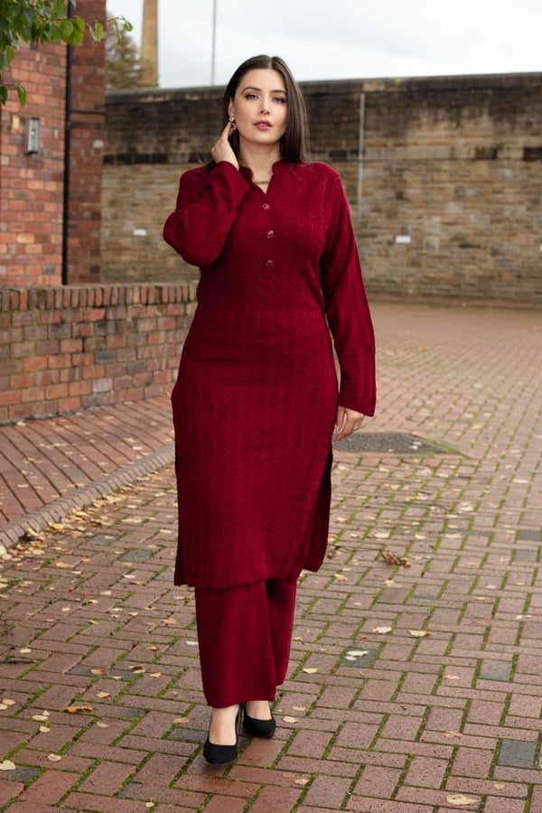Knitwear wool co-ord set