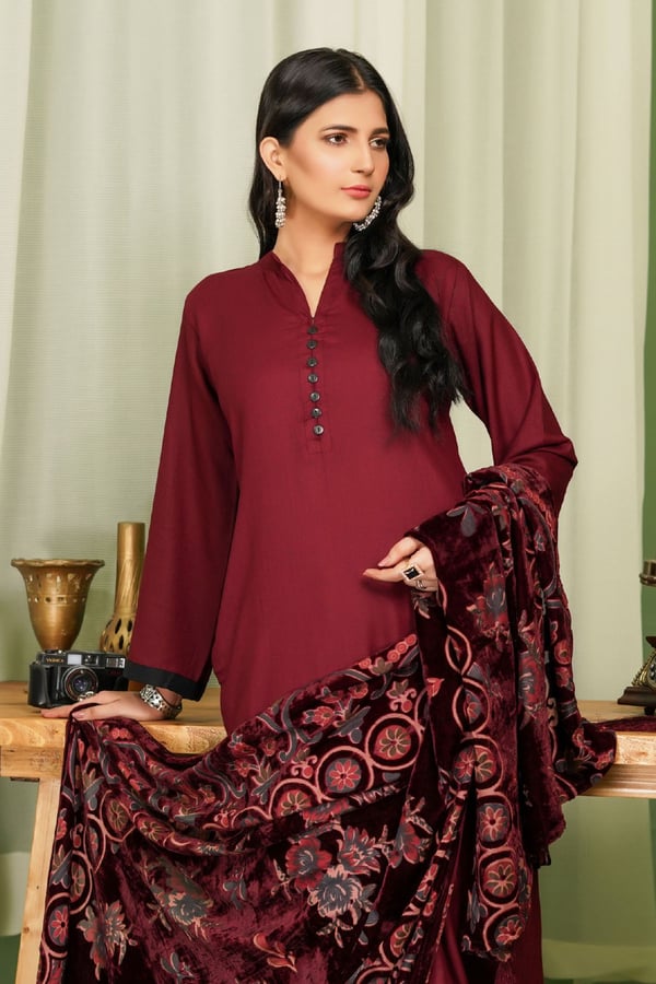 Dhanak palachi collection 3 piece suit - Image 4