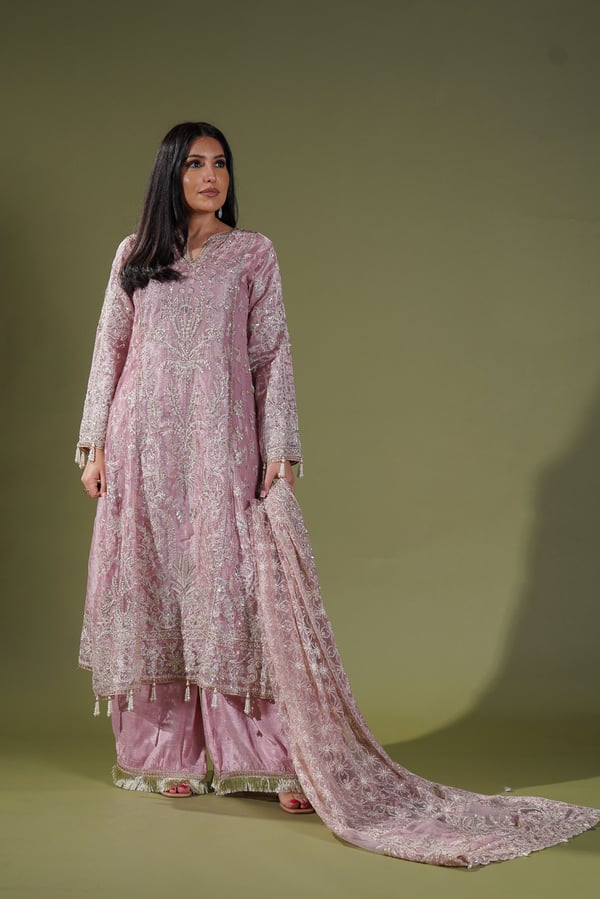 Dastangoi by Afrozeh 3 piece shazma embroidered suit - Image 2
