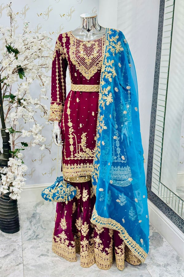 Esme wedding collection 3 piece mehndi suit
