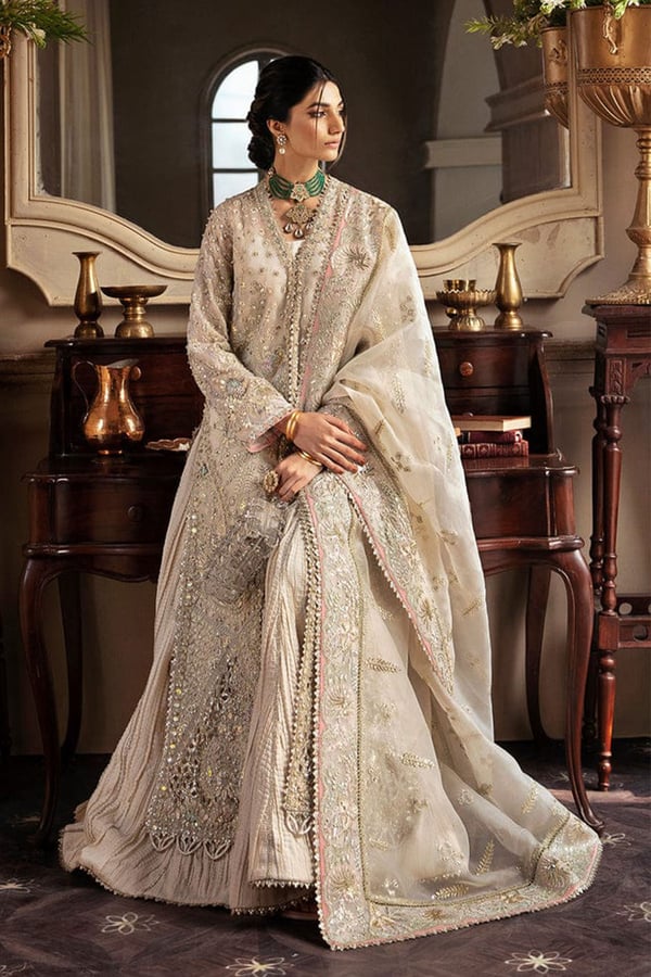 Soraya wedding collection 3 piece embroidered sharara suit