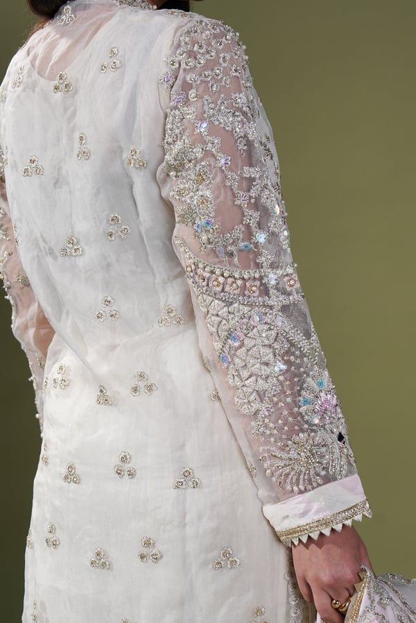 Soraya wedding collection 3 piece embroidered sharara suit - Image 6