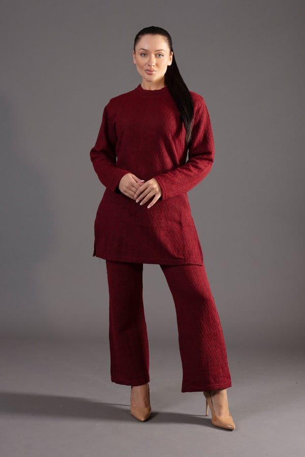 Knitwear wool co-ord set