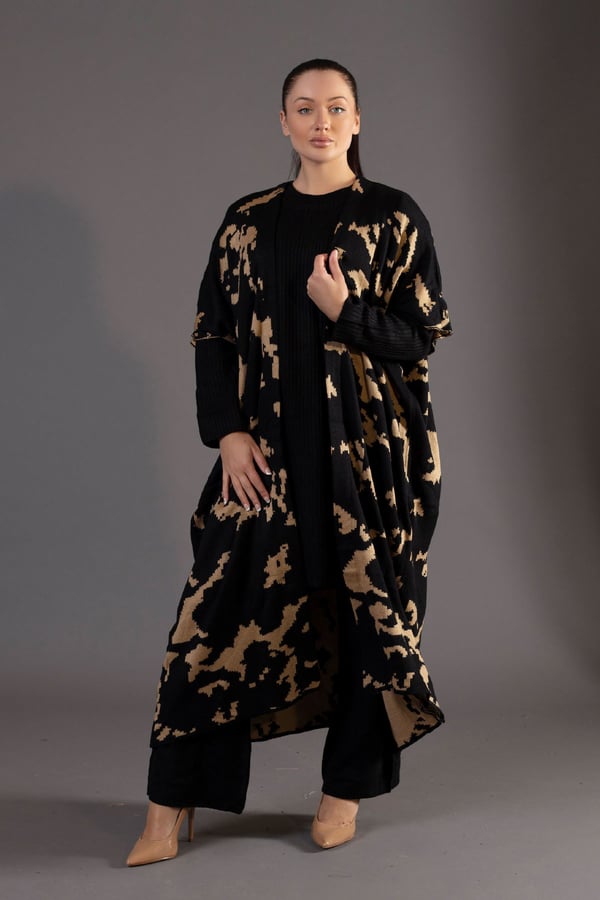 Jacket style knitwear co-ord set - Image 3