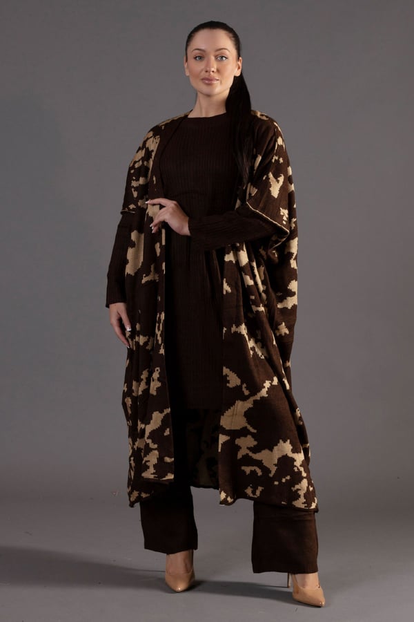 Jacket style knitwear co-ord set - Image 2