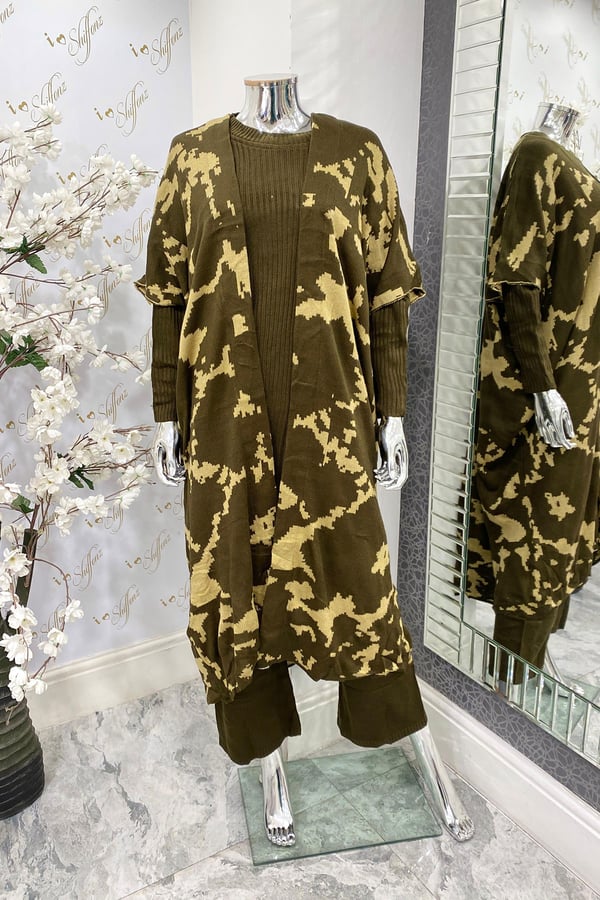 Jacket style knitwear co-ord set - Image 4