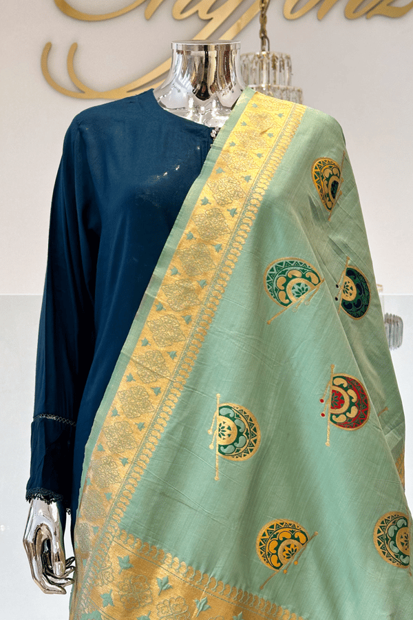 Banarsi printed casual dupatta - Image 3