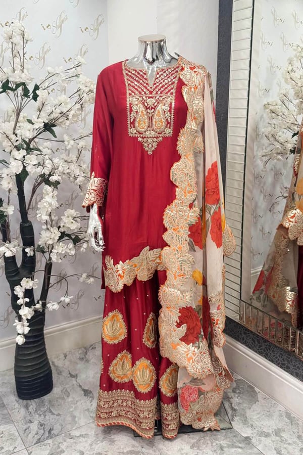 Sandali premium luxe collection 3 piece gharara suit