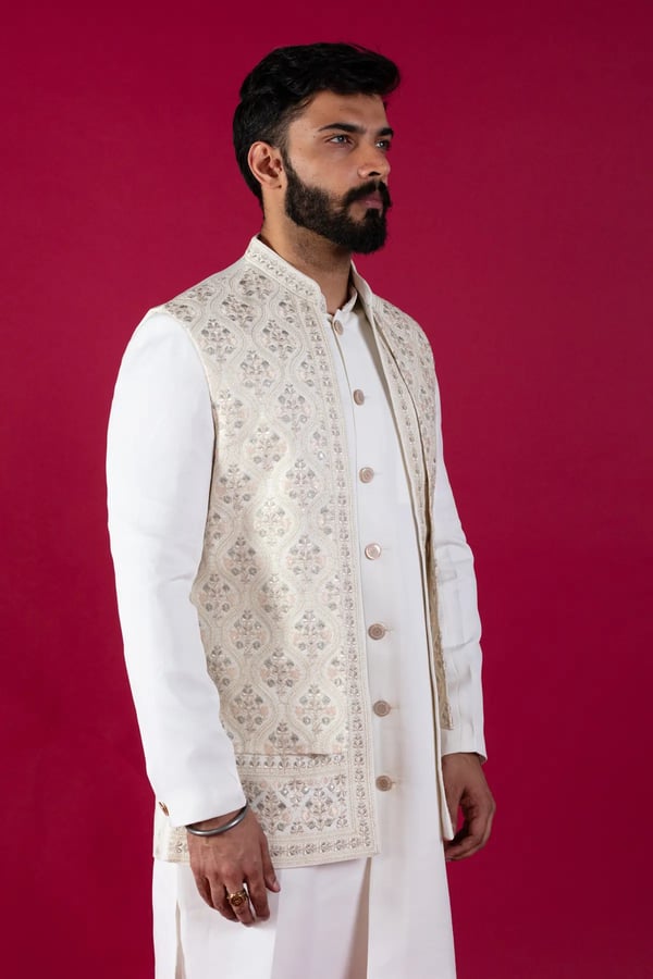 Indo western men's sherwani set - Image 8