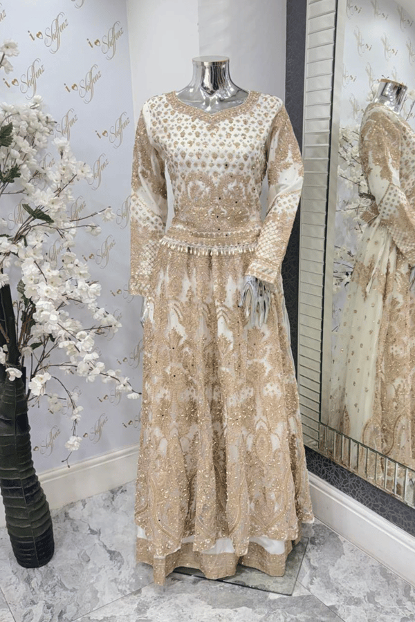 Shiffonz 3 piece net embroidered lengha choli - Image 2