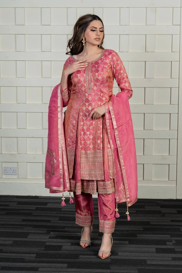 Premium 3 piece banarasi suit