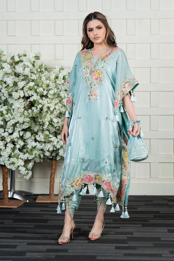 Deluxe 2 piece kaftan style suit