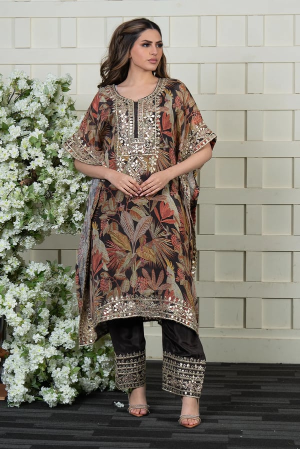 Premium Luxe 2 piece kaftan style suit