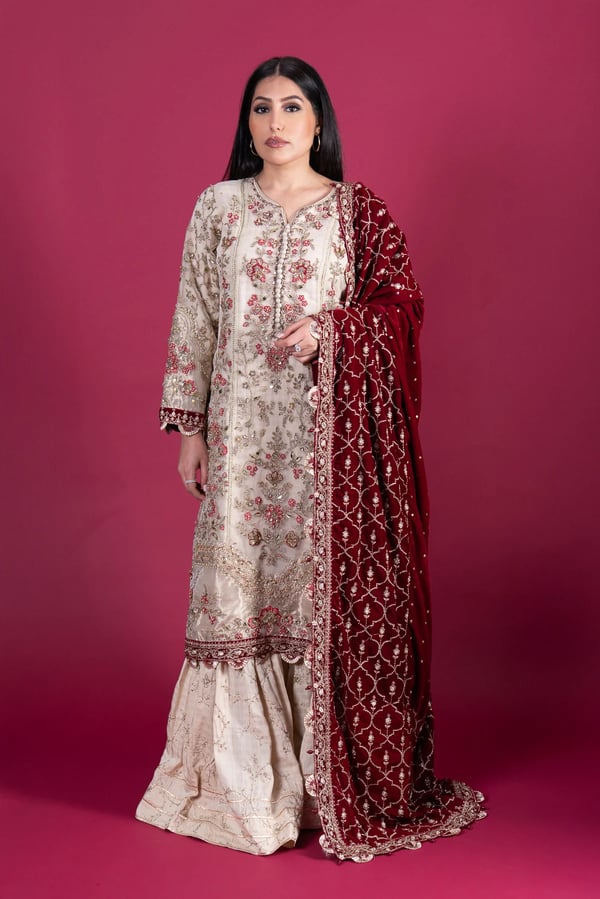 Luxury 3 piece Maria B sharara collection