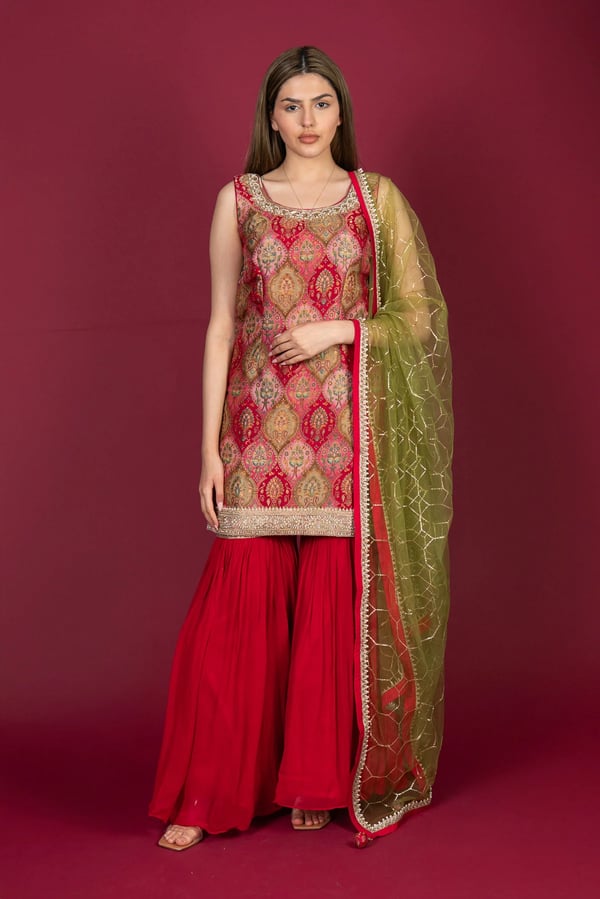 Shiffonz elegant 3 piece banarasi suit collection
