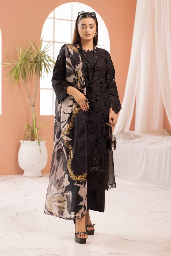 Elegant 3 piece Rang Rasiya lawn Eid 2025 collection