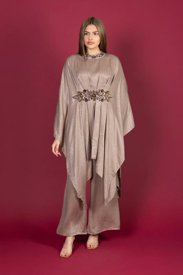 Shiffonz graceful Eid 2025 2 piece modest kaftan collection - Image 3