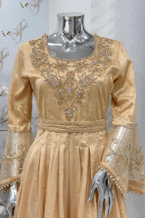 Shiffonz 3 piece anakali embroidered gharara suit - Image 5