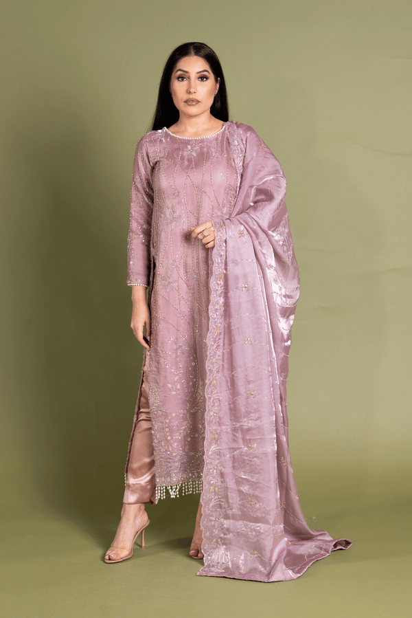 Maya Eid 2025 3 piece long embroidered shirt collection