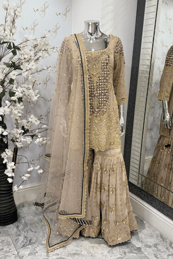 Parwan premium luxe chiffon collection 3 piece suit