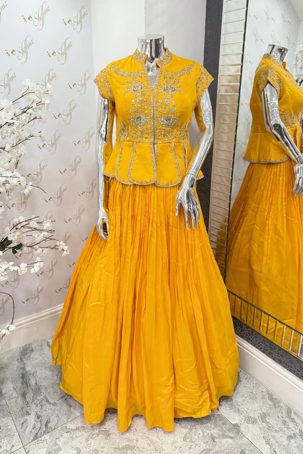 Shiffonz 2 piece embroidered lengha choli