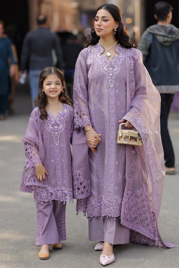 Bazar Kahani Eid 2025 3 piece elegant daughter's suit