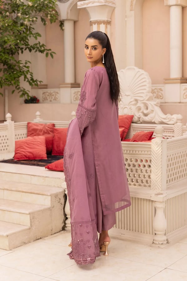 Alia Eid collection 3 piece luxe organza suit - Image 3