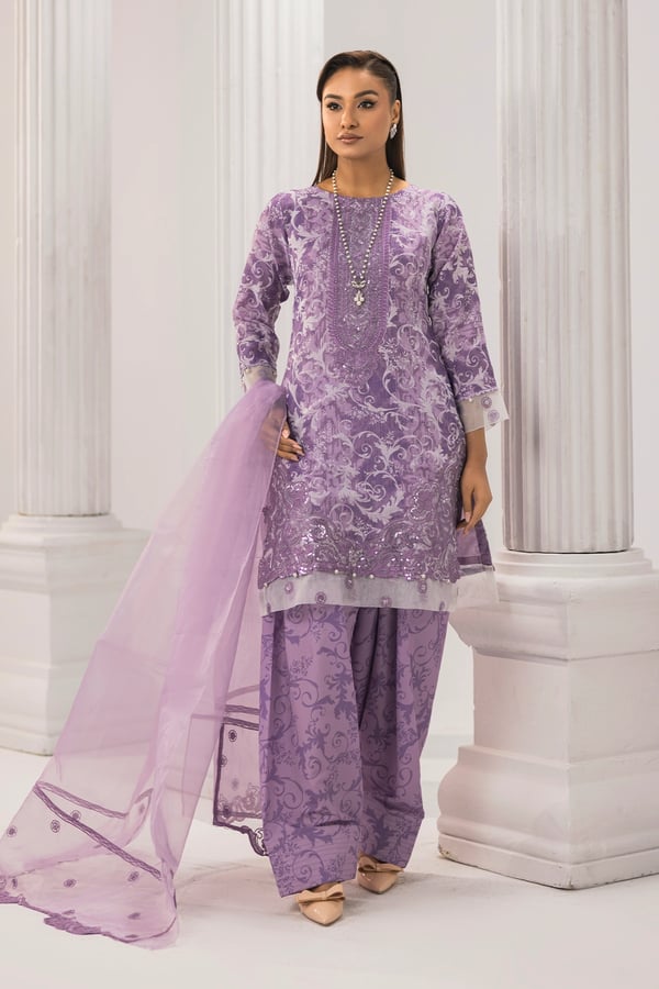Monar Eid 2025 3 piece luxurious farshi shalwar suit