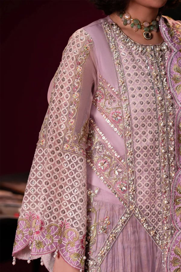 Elaya 3 piece embroidered premium luxe collection - Image 4