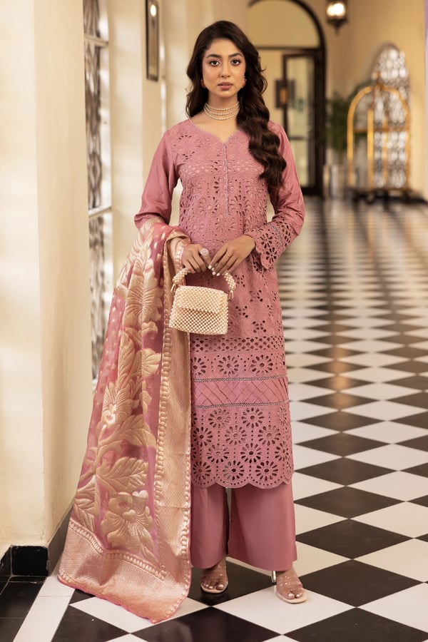 Image kari Eid 2025 3 piece premium chikankari collection