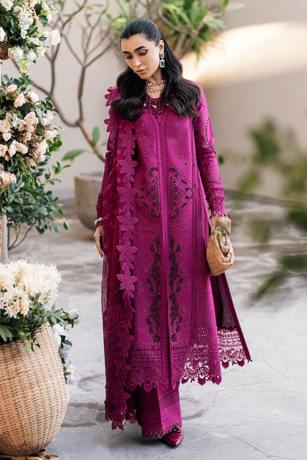 Afiya 3 piece lawn embroidered Eid collection
