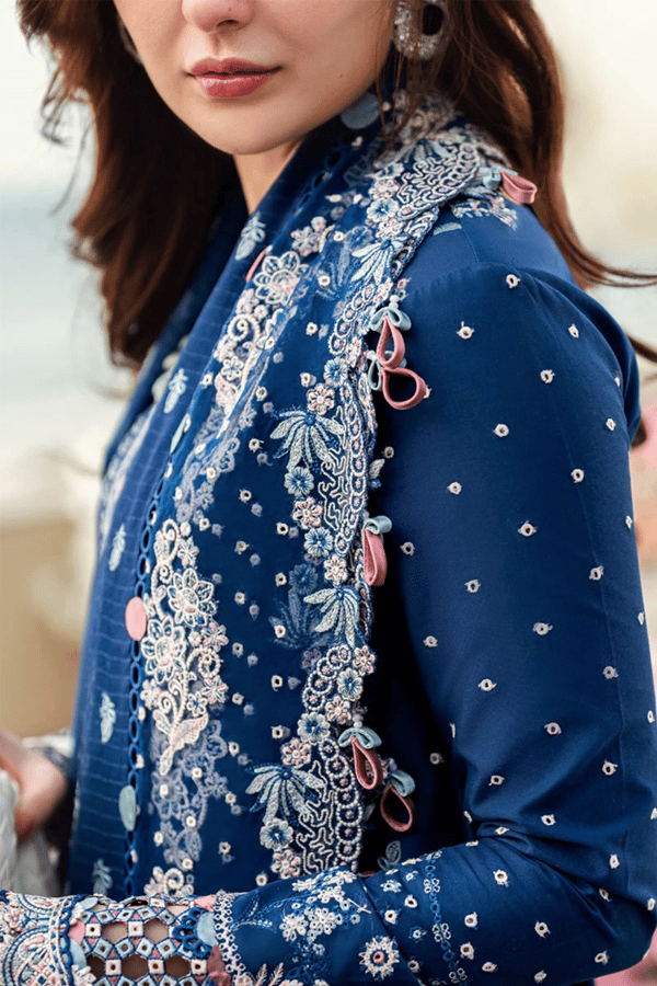 Afiya lux collection 3 piece embroidered suit - Image 5