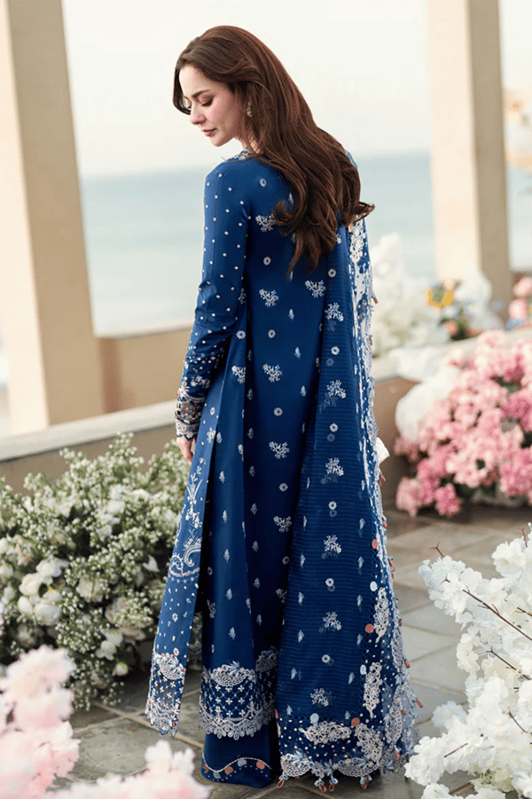 Afiya lux collection 3 piece embroidered suit - Image 2