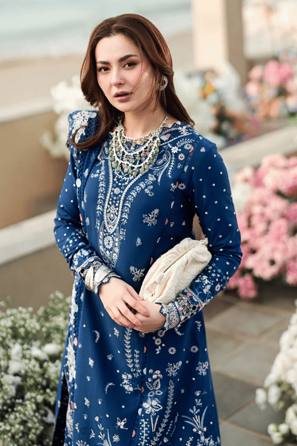 Afiya lux collection 3 piece embroidered suit - Image 3