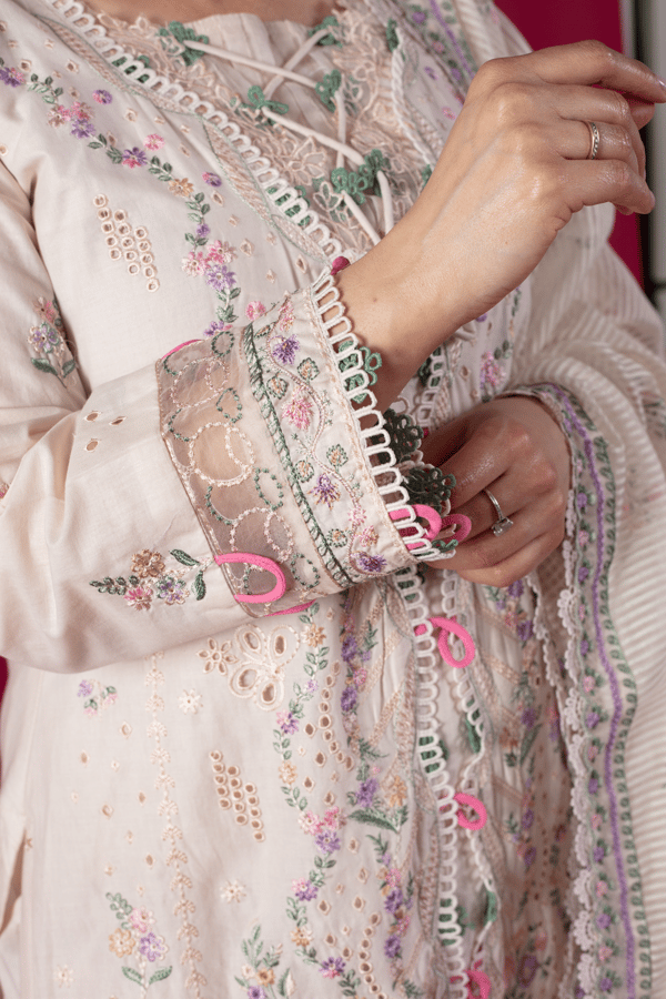 Afiya lux collection 3 piece embroidered suit - Image 6