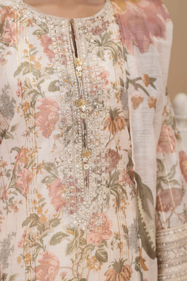 Elle Eid collection 3 piece digital printed shalwar suit - Image 4