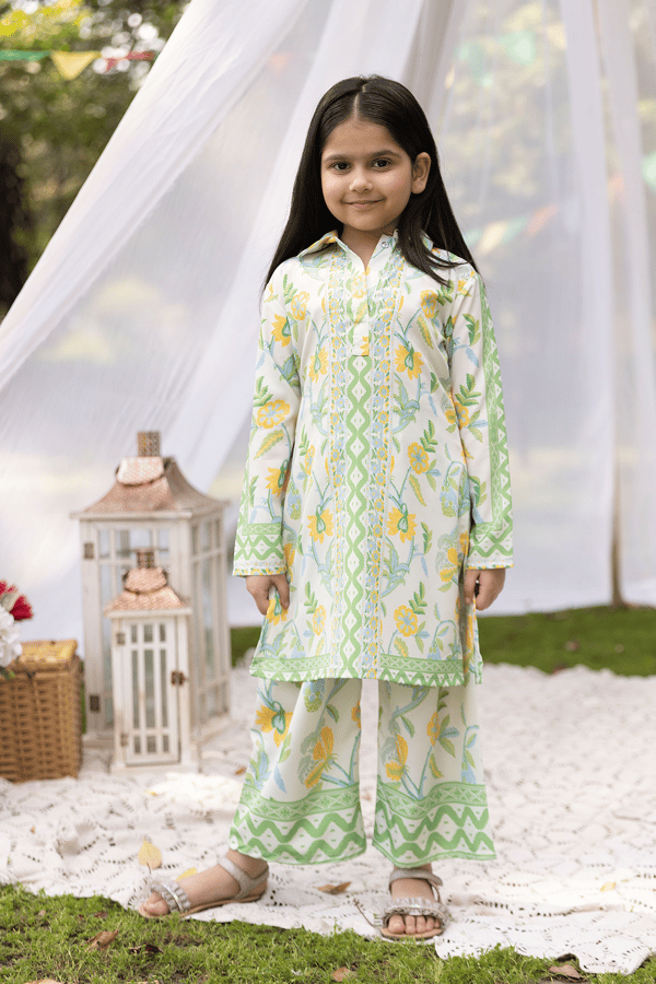 Olivia Eid 2025 2 piece kids mother and daughter co-ord set - Image 5