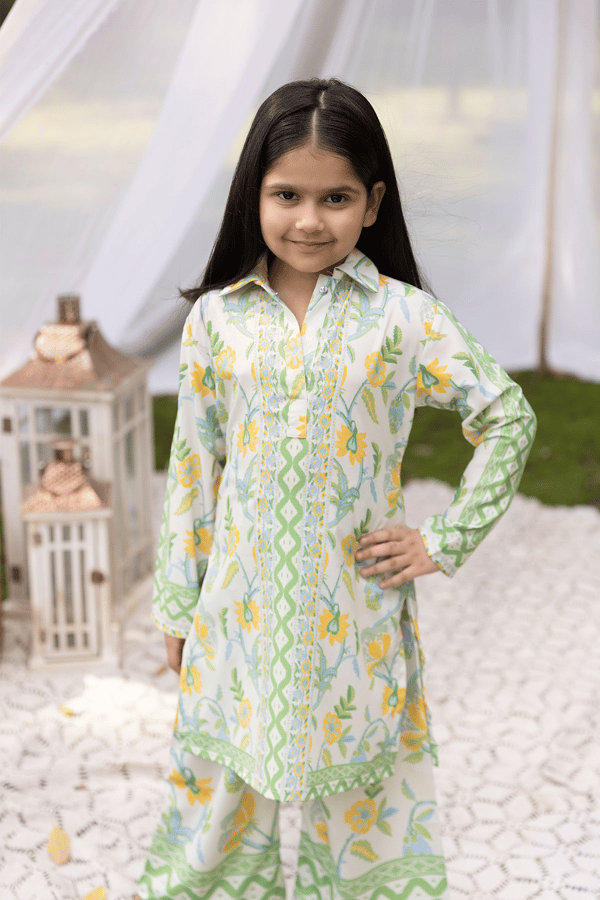Olivia Eid 2025 2 piece kids mother and daughter co-ord set - Image 6