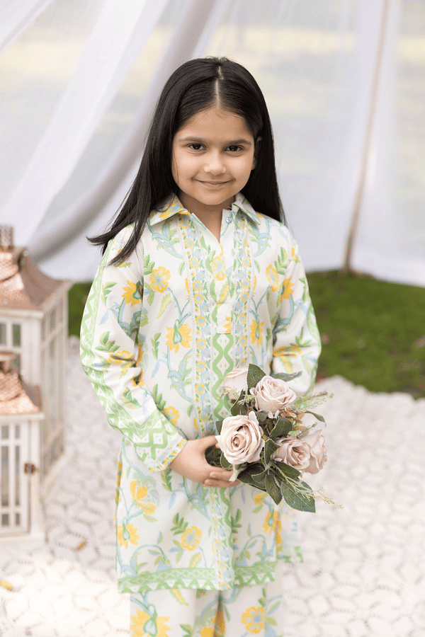 Olivia Eid 2025 2 piece kids mother and daughter co-ord set - Image 8