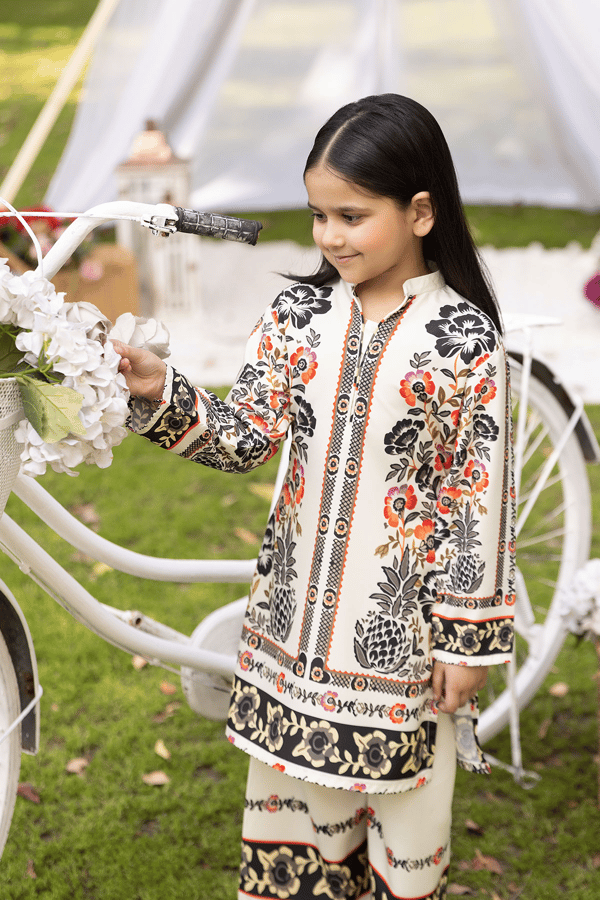 Olivia Eid 2025 kids printed mother and daughter co-ord collection - Image 5
