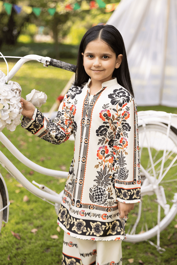 Olivia Eid 2025 kids printed mother and daughter co-ord collection - Image 6